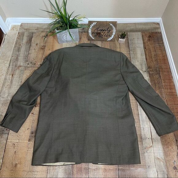 Oscar de la renta mens suit jacket coat 48L - Picture 4 of 13